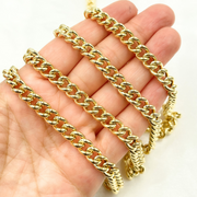 Sterling Silver Hollow Curb Chain